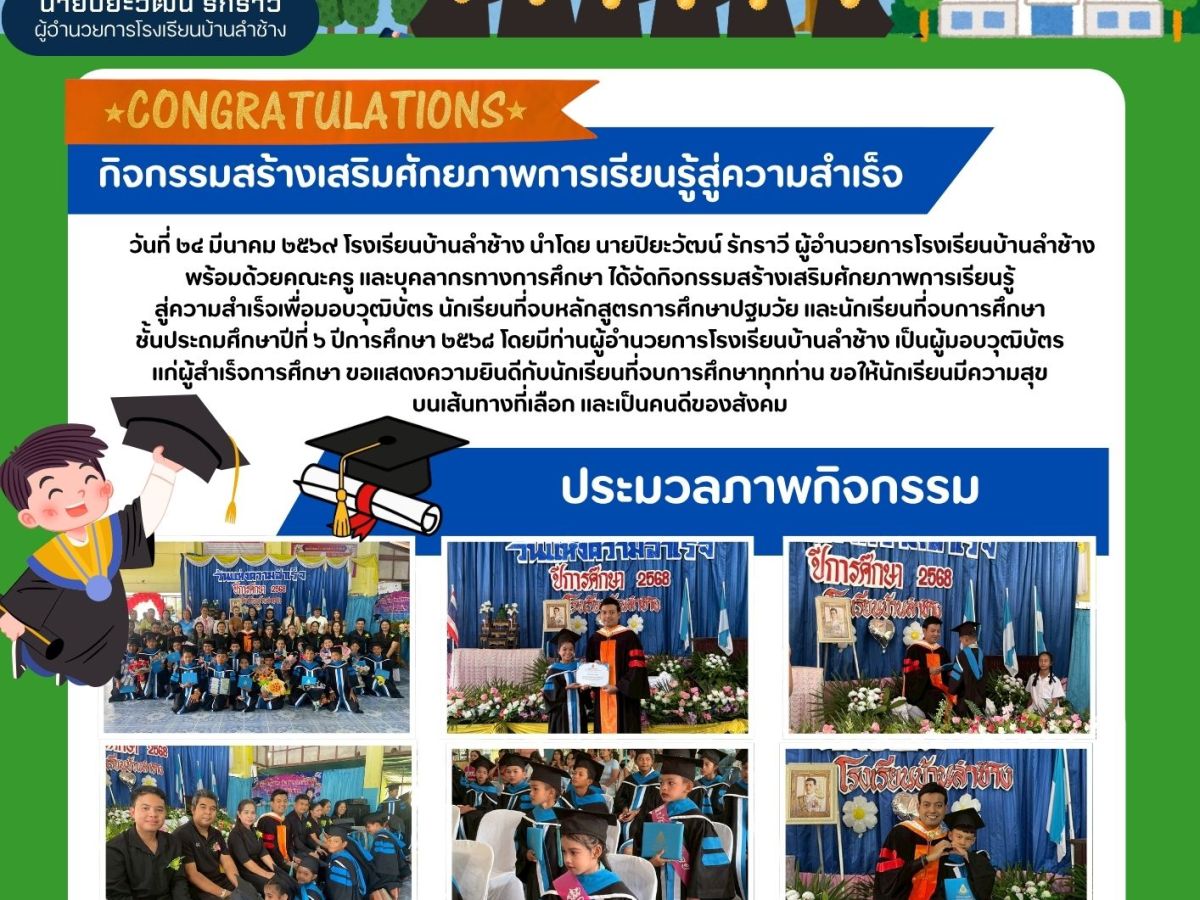 กิจกรรมสร้างเสริมศักยภาพการเรียนรู้สู่ความสำเร็จ
