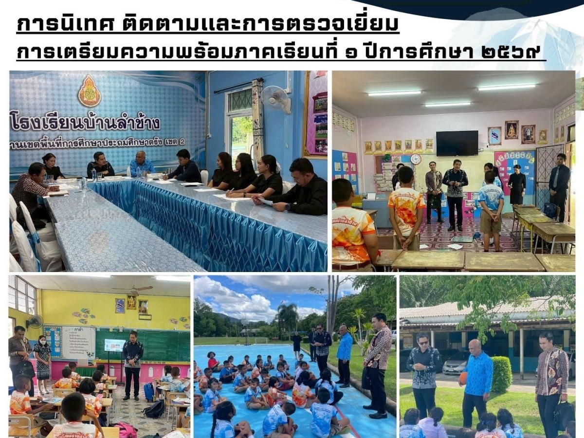 การนิเทศ ติดตามและการตรวจเยี่ยมการเตรียมความพร้อมภาคเรียนที่ ๑ ปีการศึกษา&nbsp;๒๕๖๙